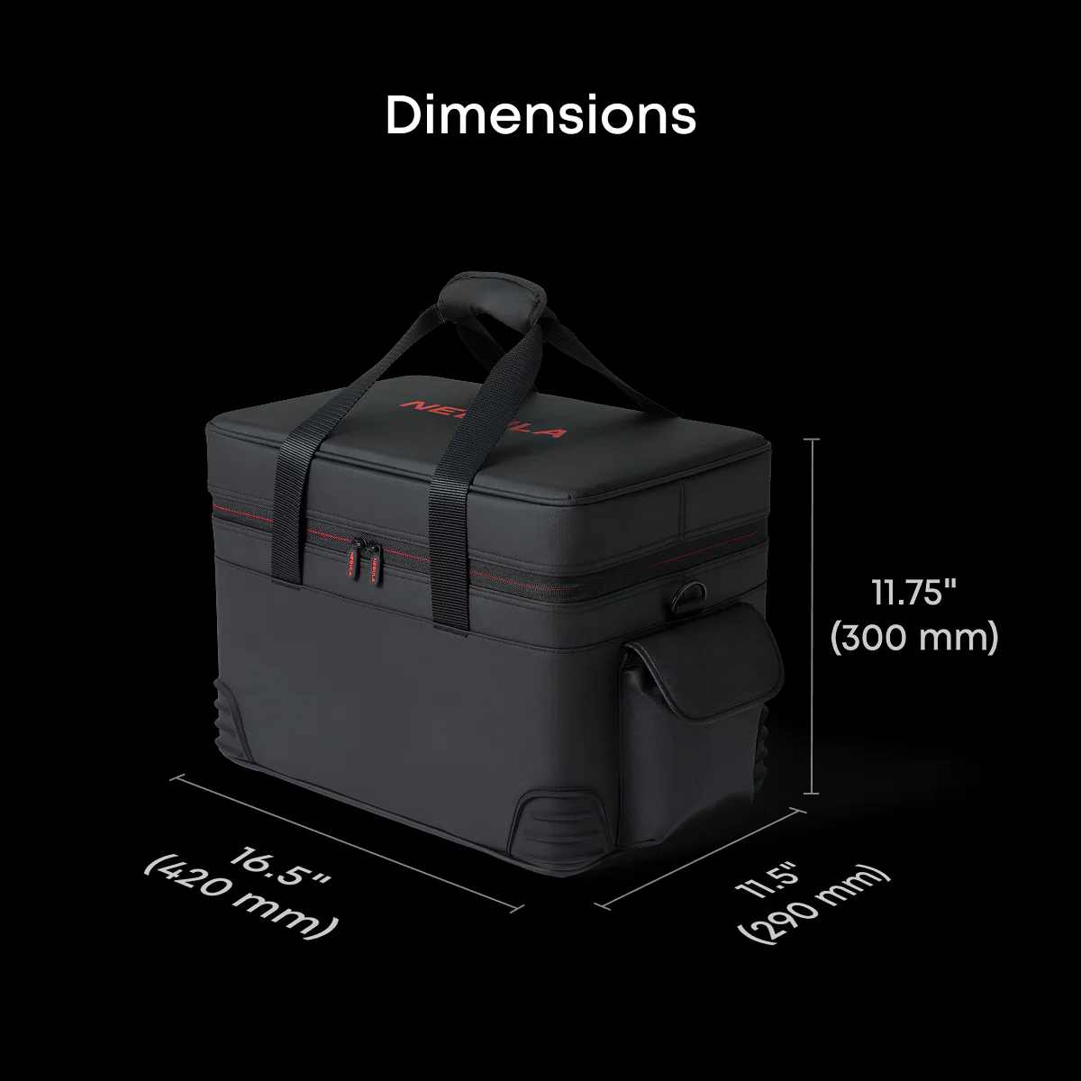 soundcore Nebula X1 Carry Case｜Splash-Proof & Durable - Image 2