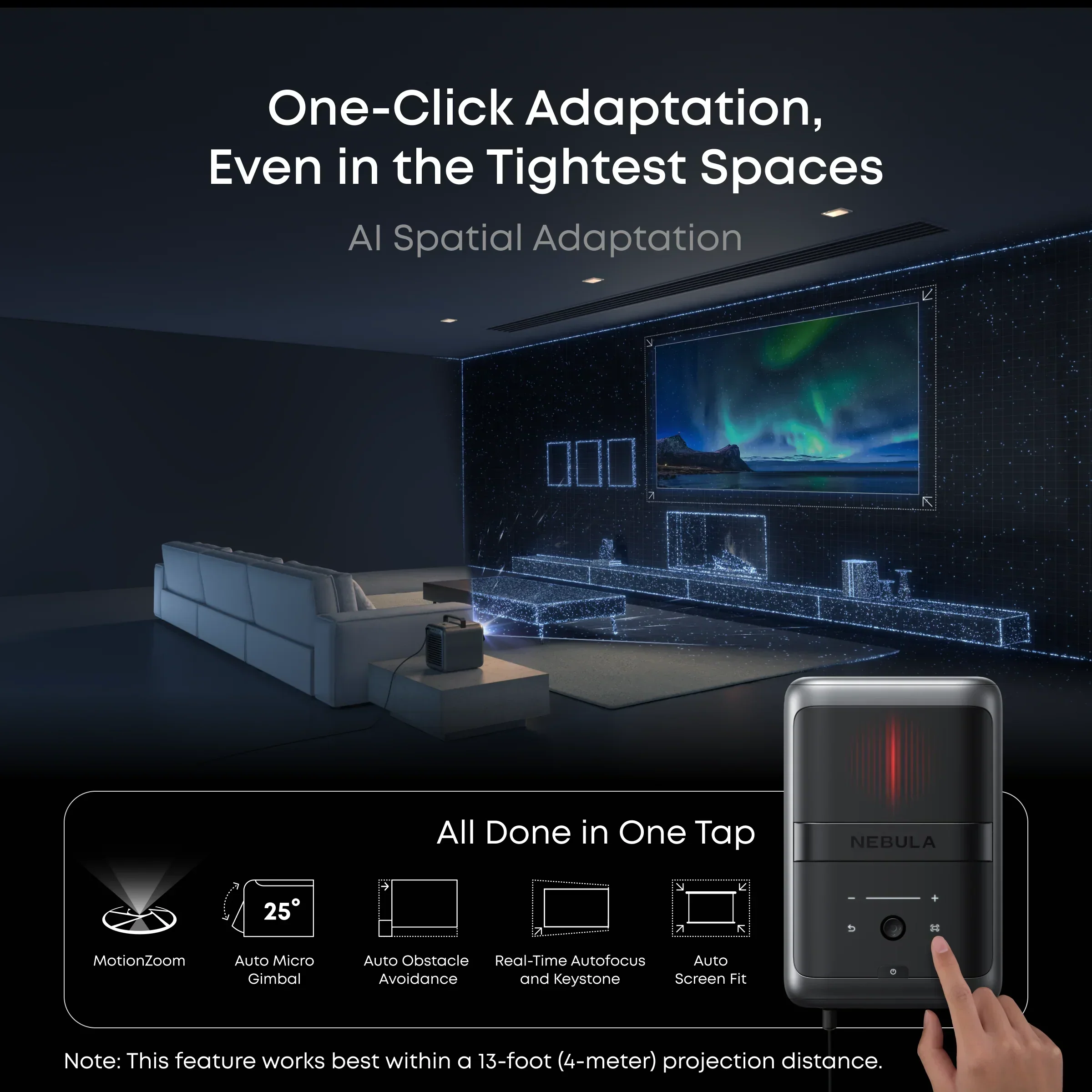 Nebula X1 | $150/Month-4K Triple Laser Projector with Micro Gimbal - Image 18