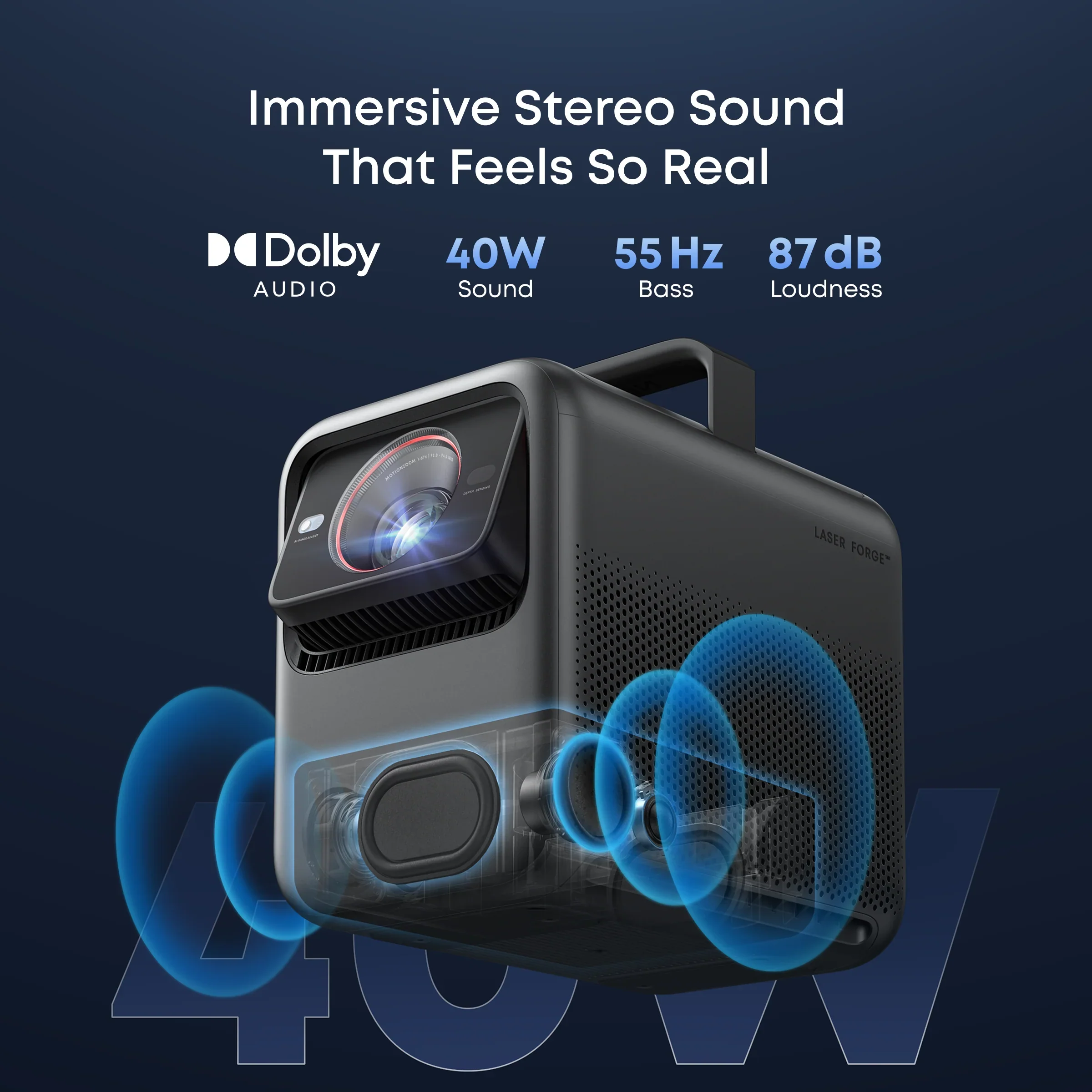 Nebula X1 | $150/Month-4K Triple Laser Projector with Micro Gimbal - Image 6