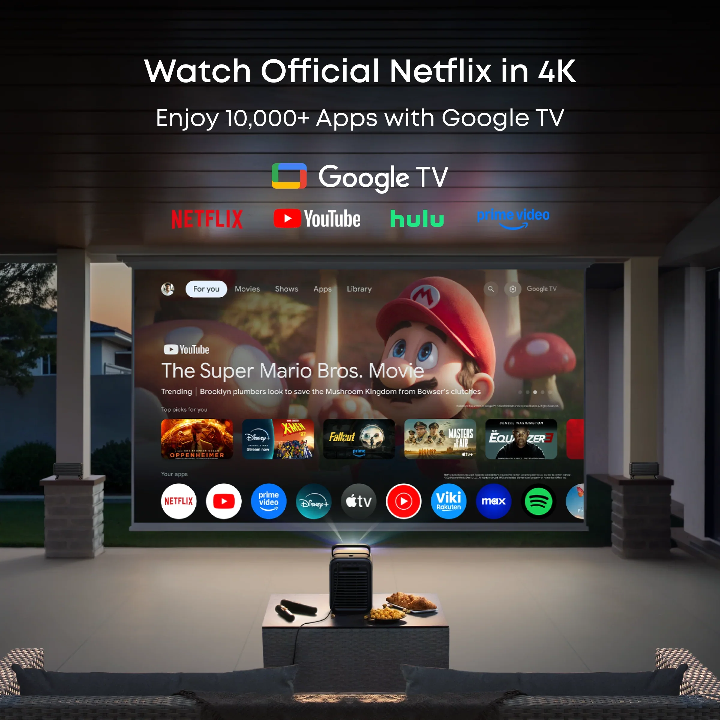Nebula X1 | $150/Month-4K Triple Laser Projector with Micro Gimbal - Image 7